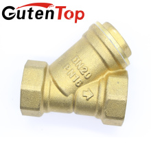 Gutentop Haute Qualité Filetage En Laiton Y Type Crépine Filtre SS304 Filtre DN20